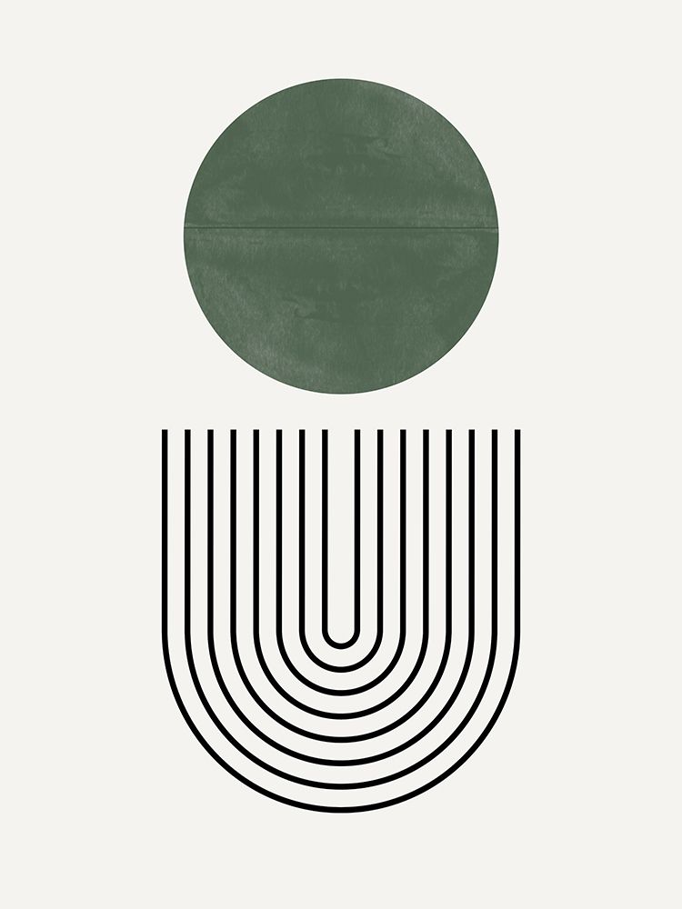 Green Watercolor Balance art print by The Miuus Studio for $57.95 CAD