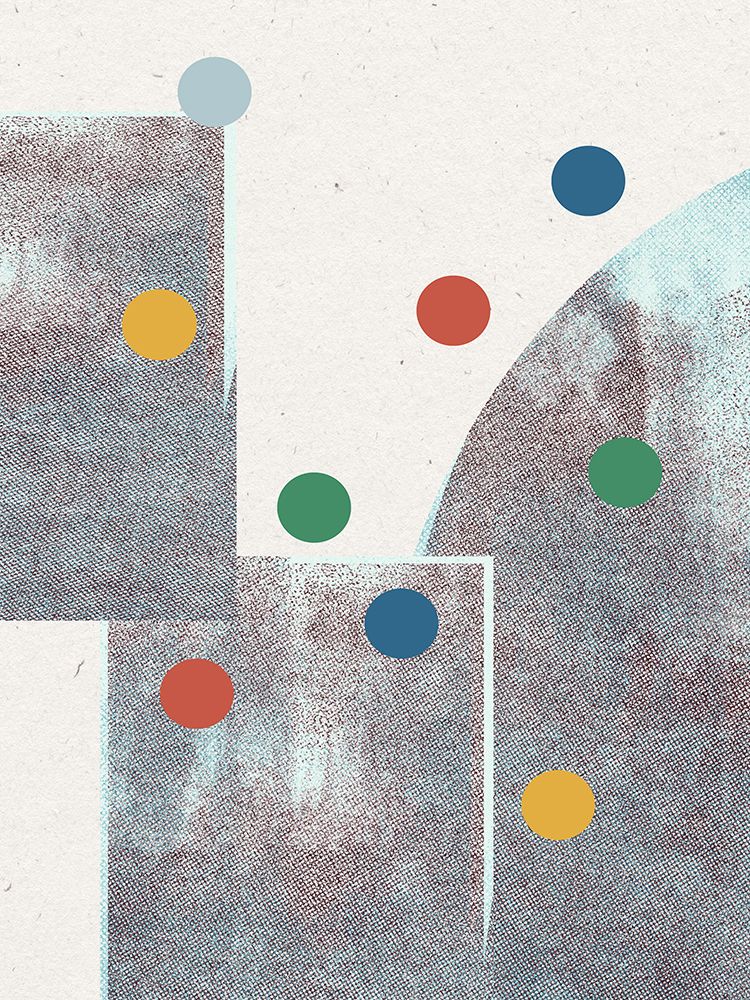 Retro Dots No.1 art print by The Miuus Studio for $57.95 CAD