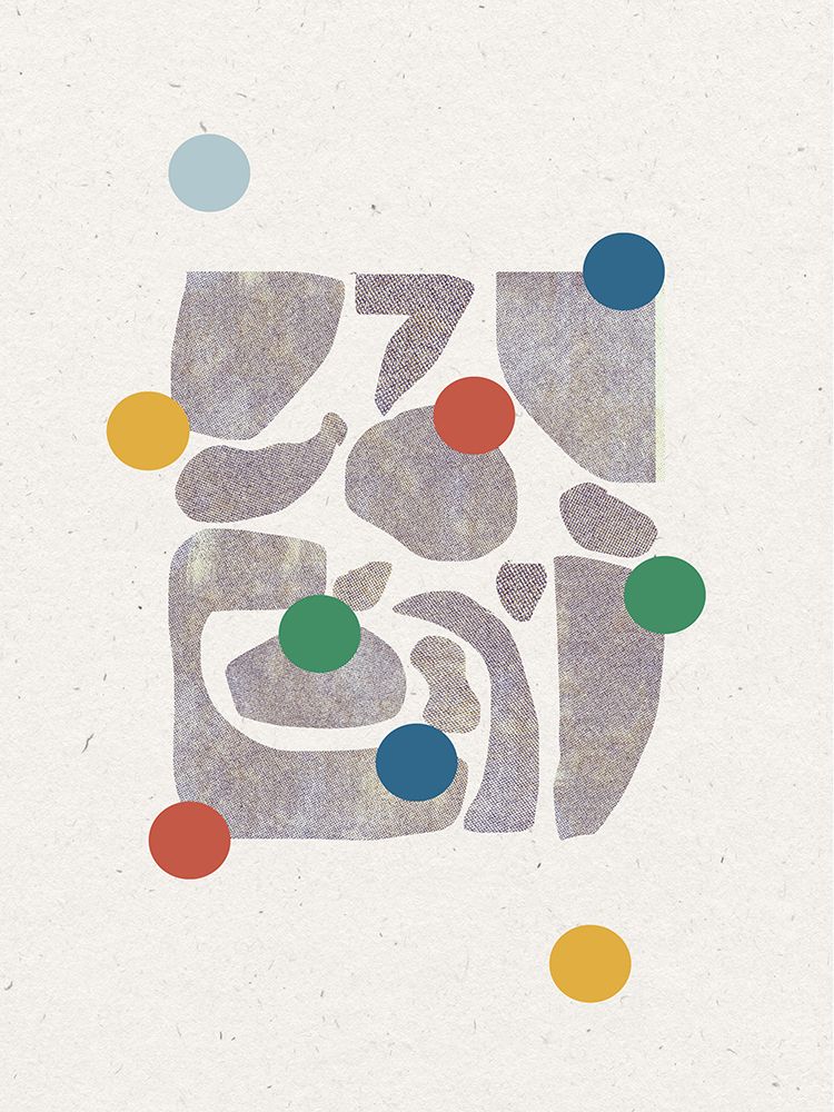 Retro Dots and Paper art print by The Miuus Studio for $57.95 CAD
