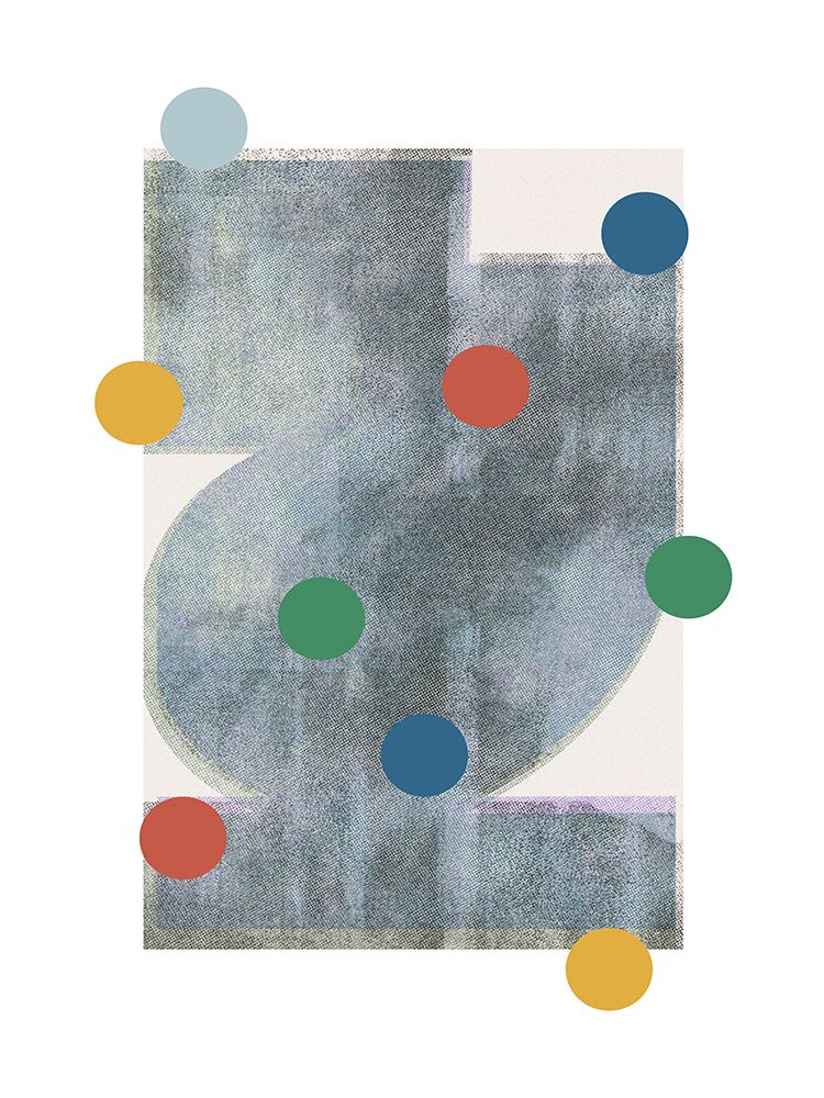 Retro Dots No2. art print by The Miuus Studio for $57.95 CAD