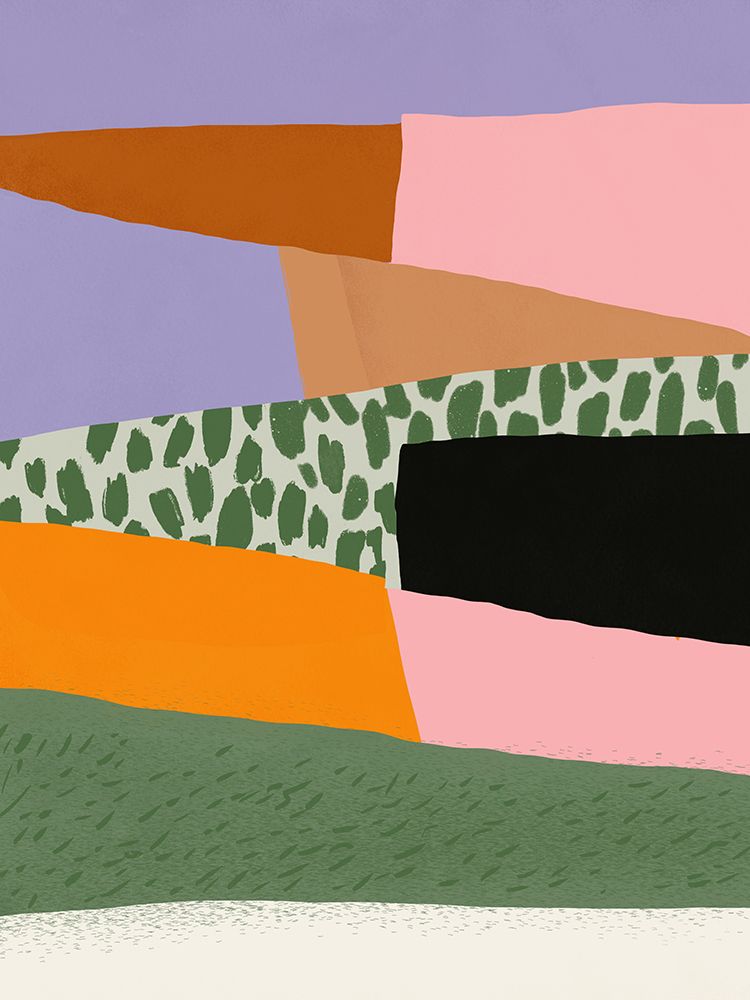 Collage abstract minimalism 02 art print by Little Dean for $57.95 CAD