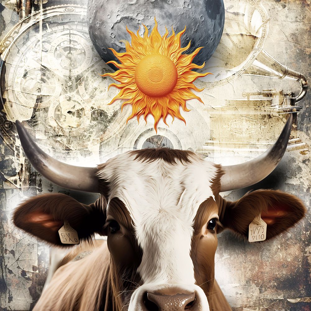 Time Cow 3 art print by Rafal Kulik for $57.95 CAD