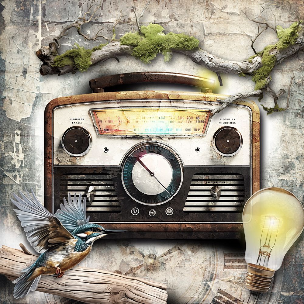 Radio 1 art print by Rafal Kulik for $57.95 CAD
