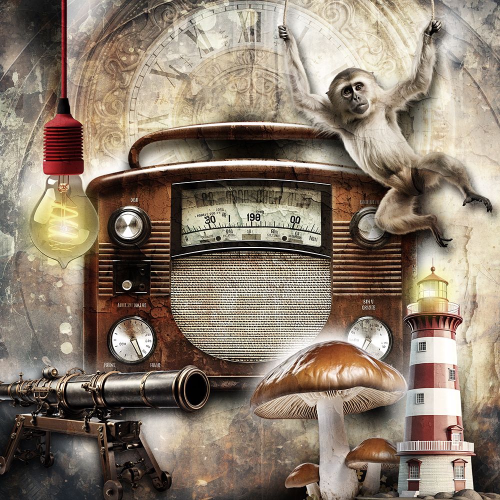 Radio 2 art print by Rafal Kulik for $57.95 CAD