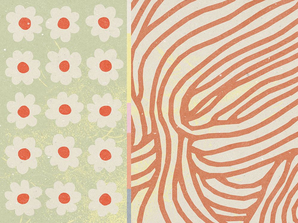 Flowers Composition 2 art print by NKTN for $57.95 CAD
