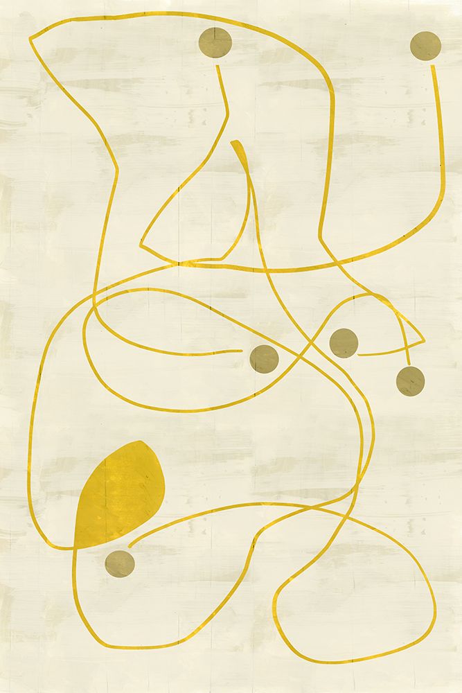 Neutral Lines and Dots 2 art print by Project C for $57.95 CAD