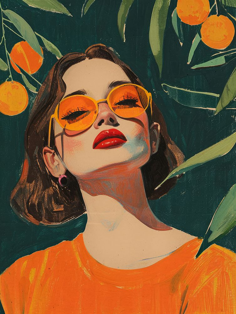 Under The Orange Tree art print by Treechild for $57.95 CAD