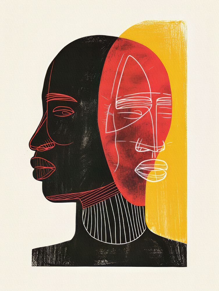 African Art Smooth 3 art print by Bilge Paksoylu for $57.95 CAD