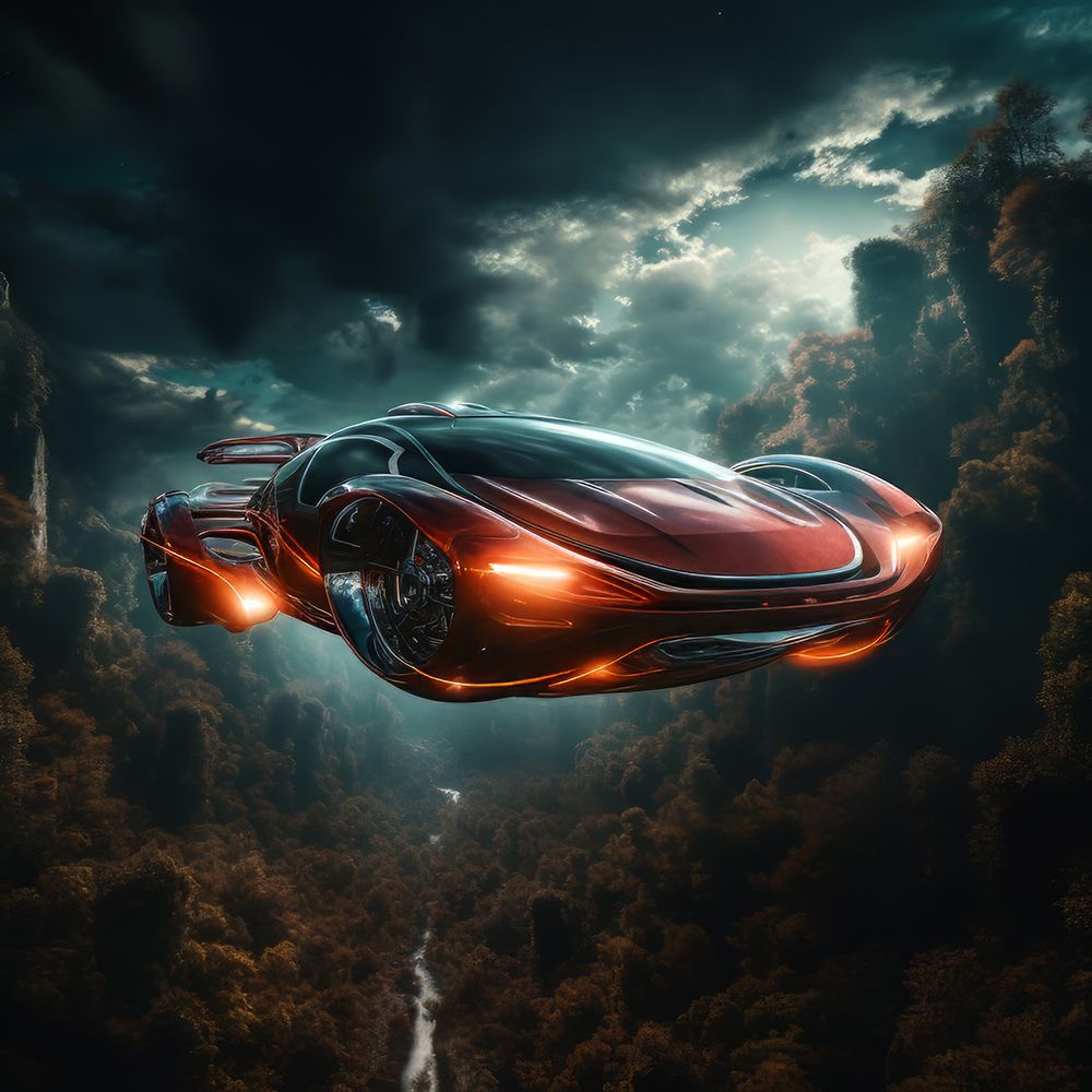 Spacecar 3 art print by Bilge Paksoylu for $57.95 CAD