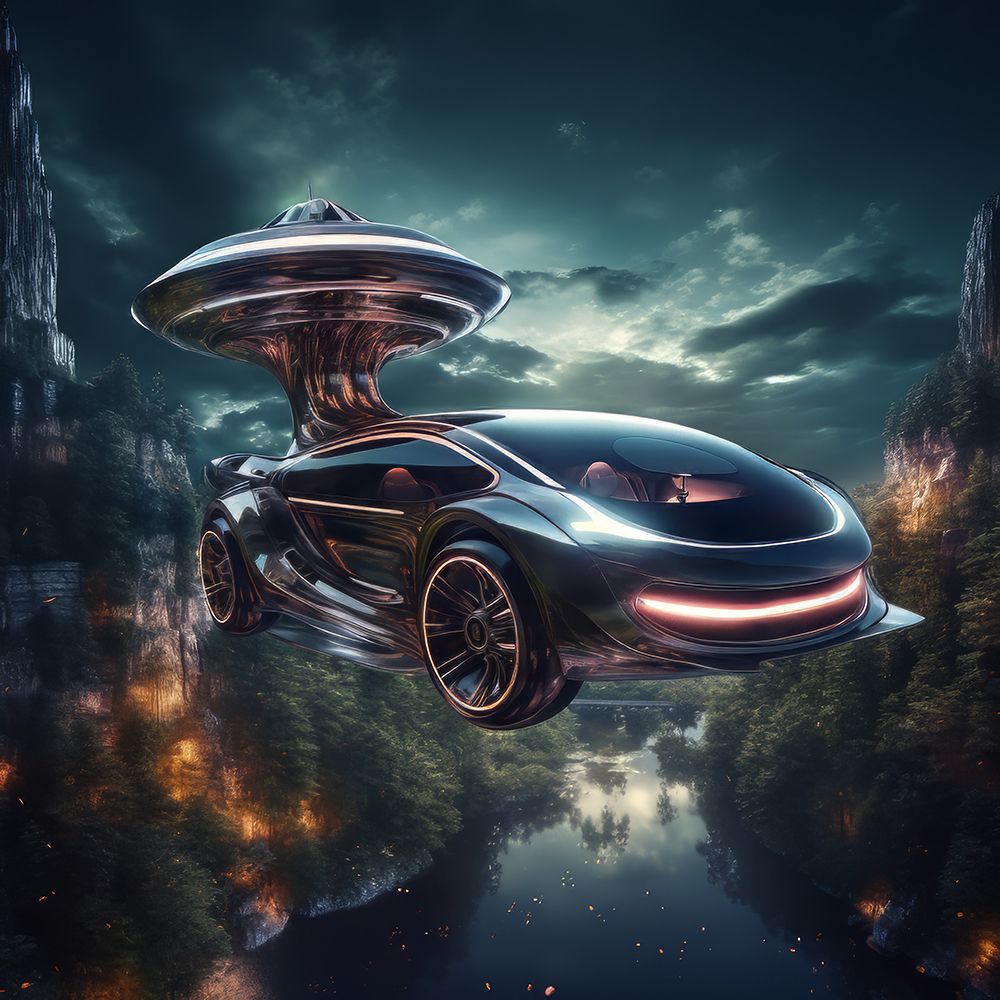 Spacecar 4 art print by Bilge Paksoylu for $57.95 CAD