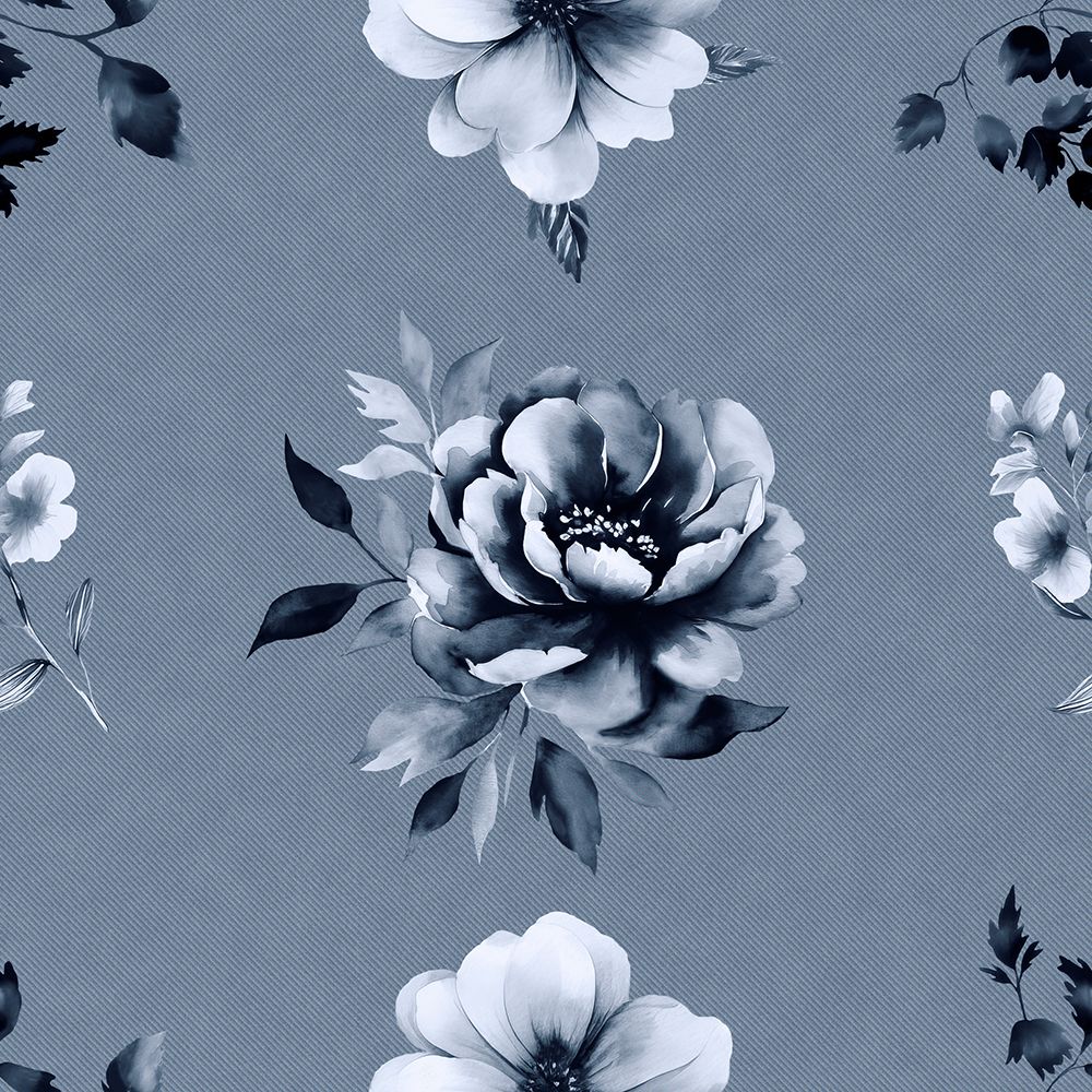 Denim Floral 2 4 art print by Bilge Paksoylu for $57.95 CAD
