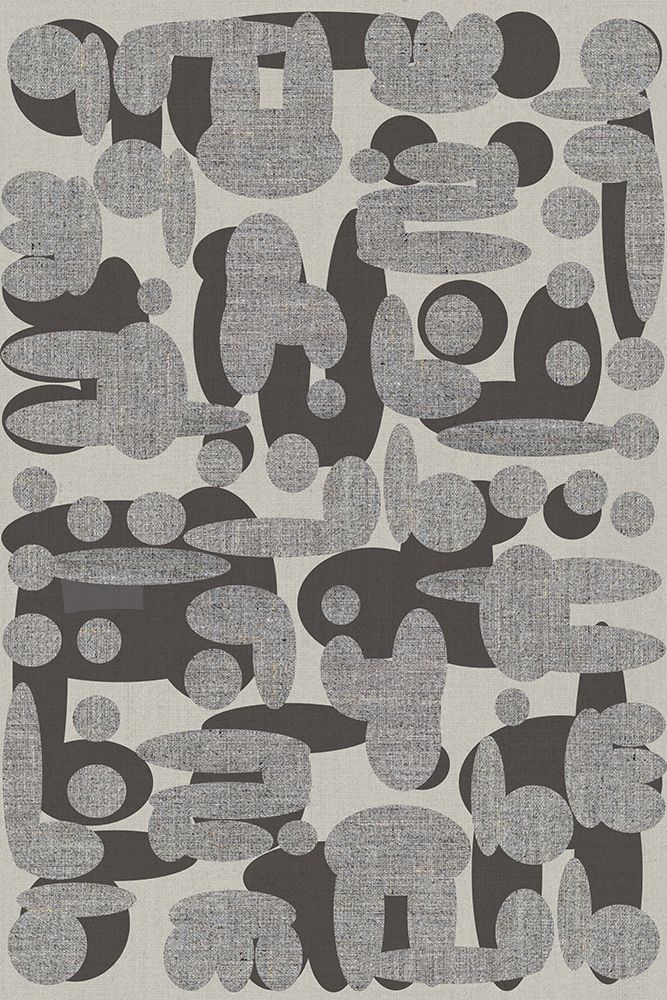 Ebony Shapes 1 art print by Project C for $57.95 CAD