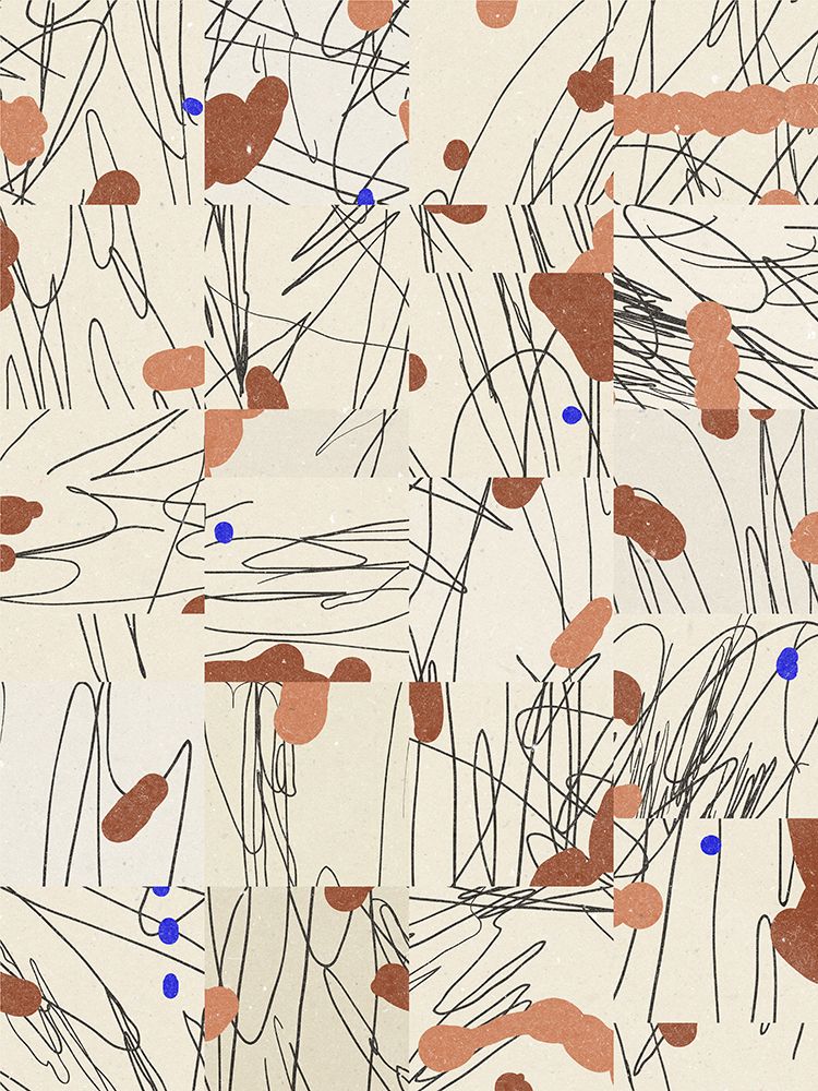 Abstract Composition 2 art print by NKTN for $57.95 CAD