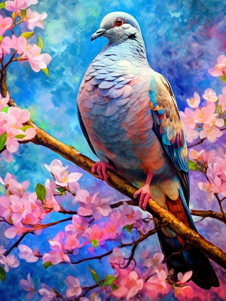 Dove bird animal art print by Justyna Jaszke for $57.95 CAD