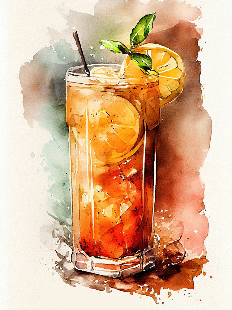 Drinks cocktail art print by Justyna Jaszke for $57.95 CAD