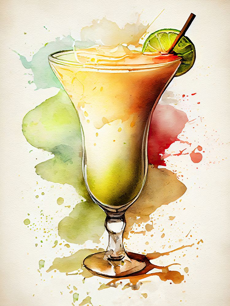 Drinks cocktail art print by Justyna Jaszke for $57.95 CAD