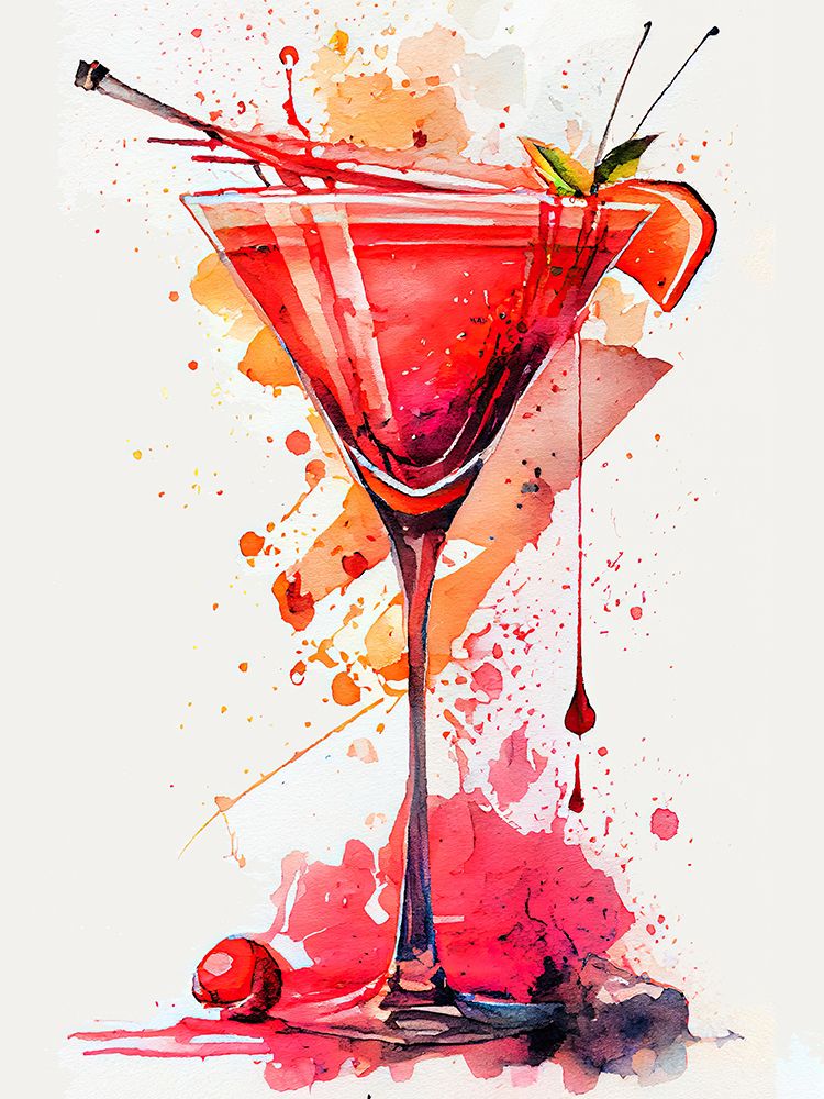 Drinks cocktail art print by Justyna Jaszke for $57.95 CAD