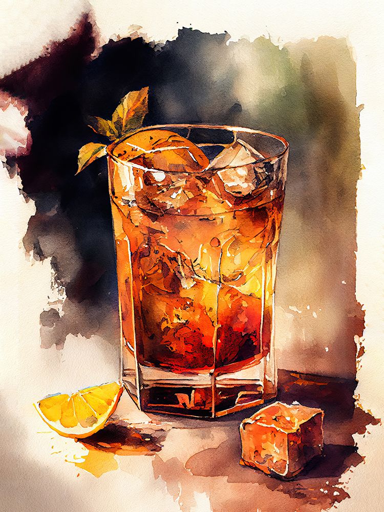 Drinks cocktail art print by Justyna Jaszke for $57.95 CAD