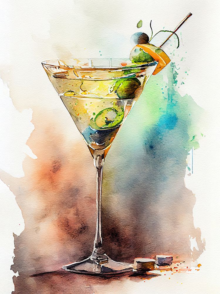 Drinks cocktail art print by Justyna Jaszke for $57.95 CAD