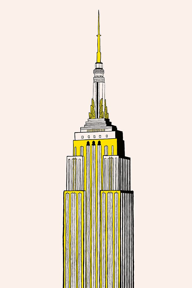 New York Skyscraper (Taxi Cab) art print by Vibrant Vacationer (Audra) for $57.95 CAD