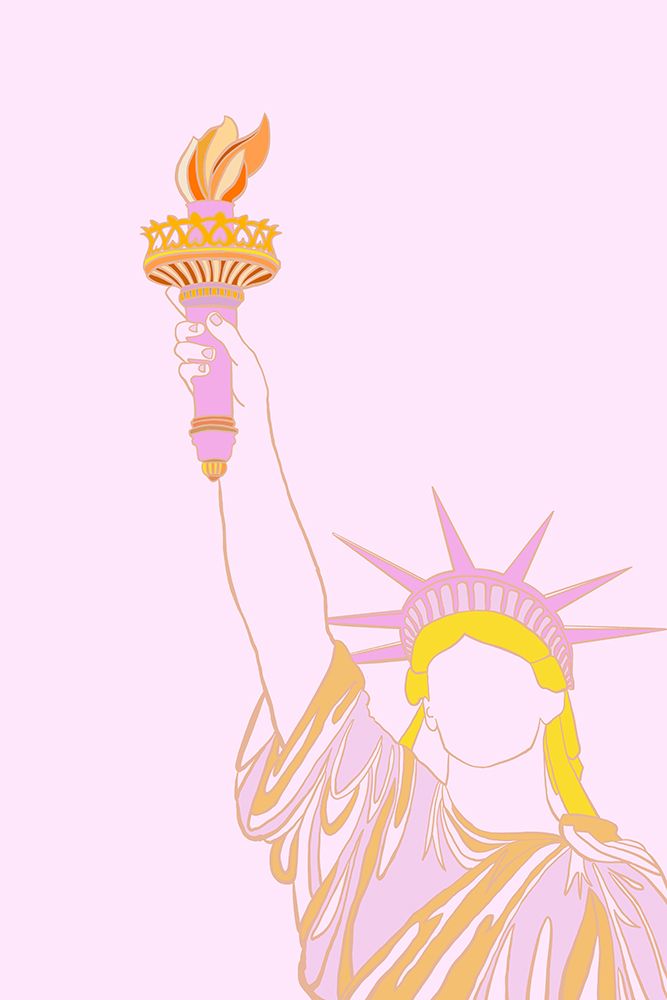 Lady Liberty (Blonde) art print by Vibrant Vacationer (Audra) for $57.95 CAD