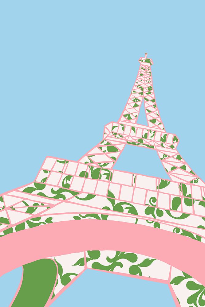 Eiffel Tower (Afternoon) art print by Vibrant Vacationer (Audra) for $57.95 CAD