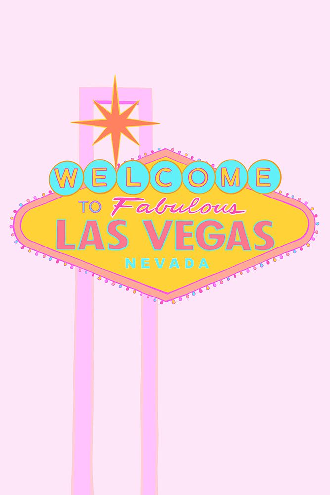 Las Vegas Sign art print by Vibrant Vacationer (Audra) for $57.95 CAD