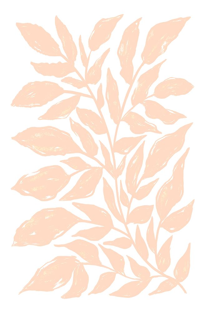 Peach Plant art print by Martina for $57.95 CAD