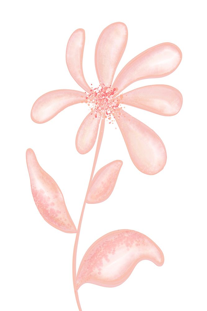 Peach Flower1 art print by Martina for $57.95 CAD