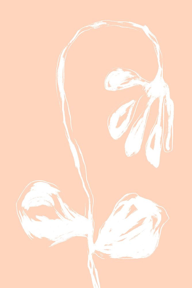 Peach Flower art print by Martina for $57.95 CAD