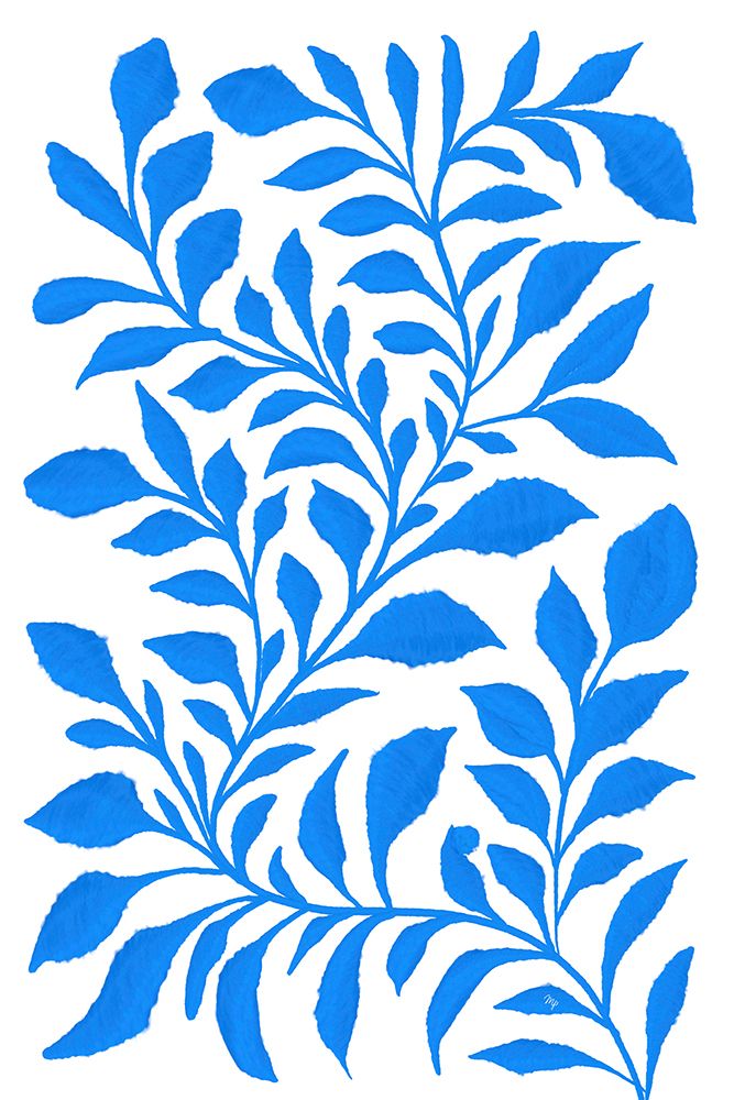 Blue Snake Plant art print by Martina for $57.95 CAD