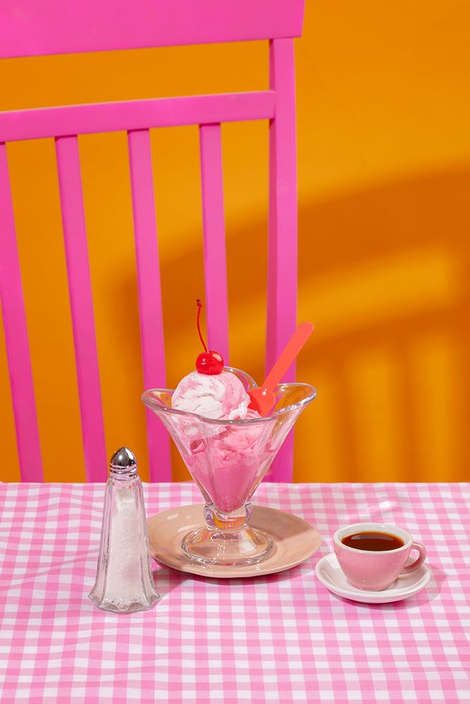 Ice cream and coffee art print by Julia Ramiro for $57.95 CAD