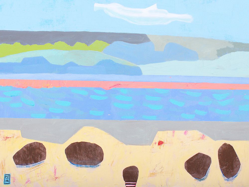 Rocks At Seaside art print by Nathaniel Mather for $57.95 CAD