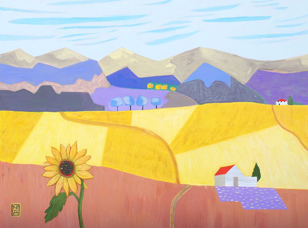 Sunflower art print by Nathaniel Mather for $57.95 CAD