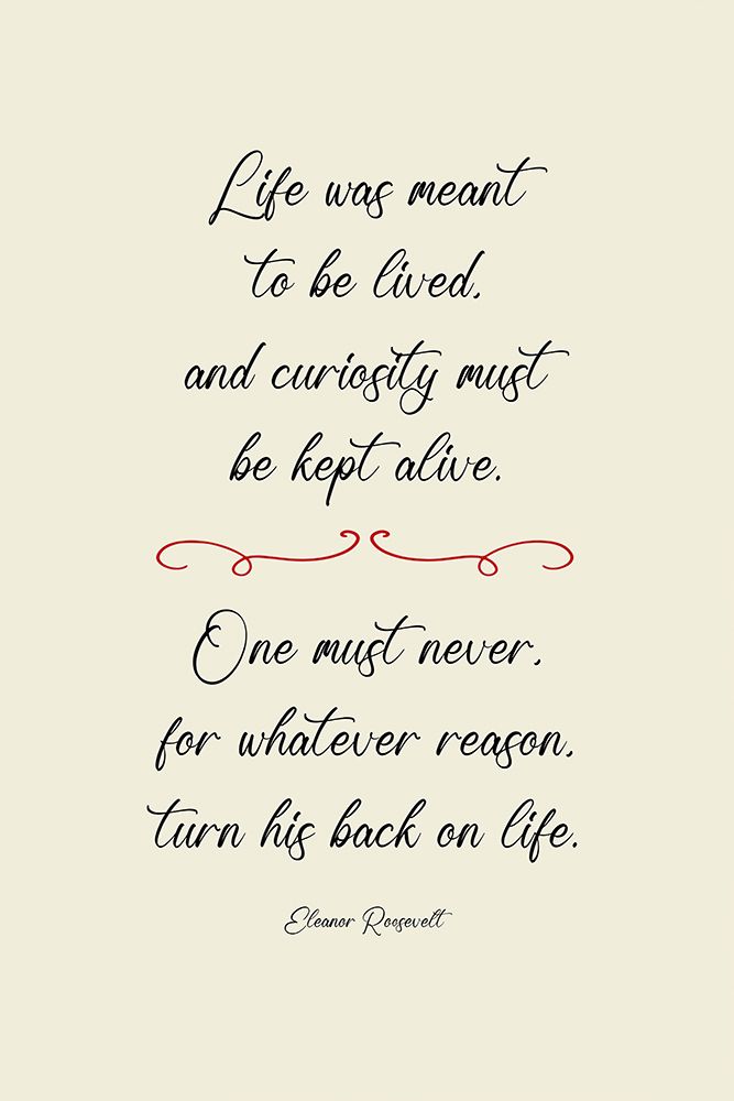 Eleanor Roosevelt quote art print by Andreas Magnusson for $57.95 CAD