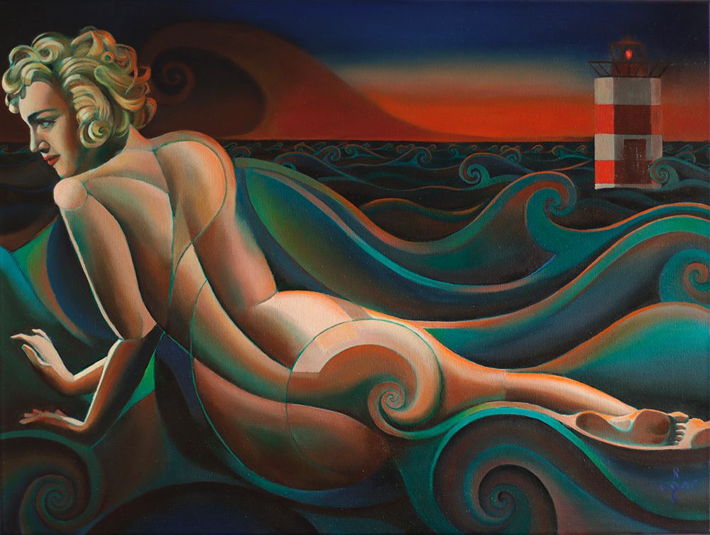The Infinite Waves of Eternity - 06-02-24 art print by Corne Akkers for $57.95 CAD