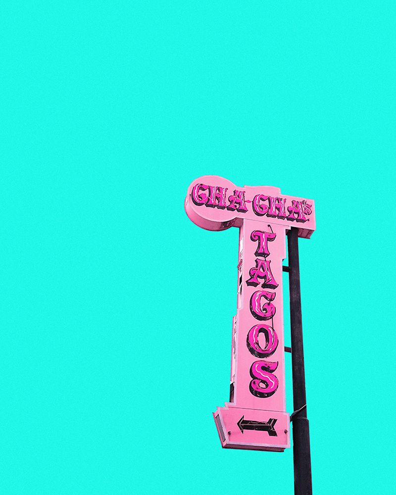 Cha-Chas Tacos Sign art print by Tom Windeknecht for $57.95 CAD