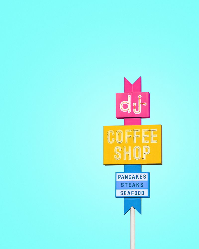 DJ Coffeeshop Sign art print by Tom Windeknecht for $57.95 CAD