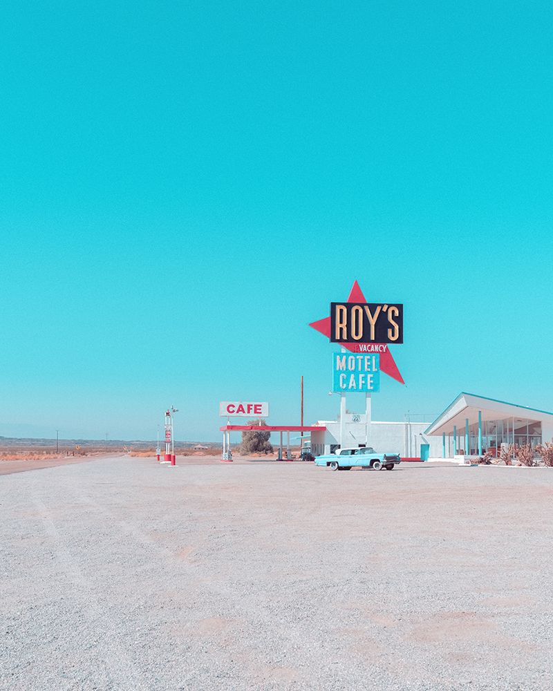 Roys Motel Cafe Vintage Sign art print by Tom Windeknecht for $57.95 CAD