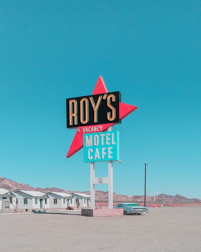 Roys Motel Cafe Retro Sign art print by Tom Windeknecht for $57.95 CAD