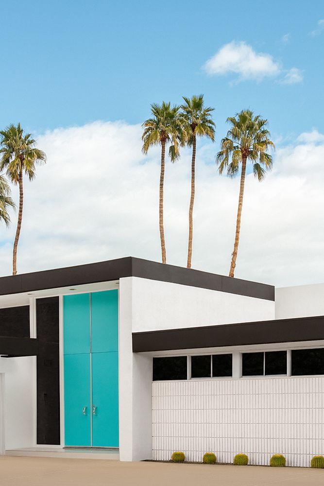 Turquoise Blue Doors on a Modern Home art print by Tom Windeknecht for $57.95 CAD