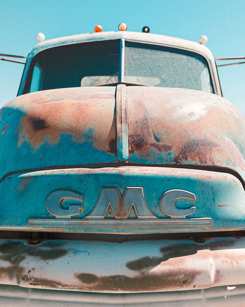 Vintage Rusted GMC Truck art print by Tom Windeknecht for $57.95 CAD