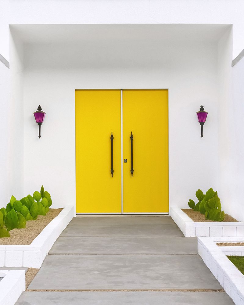 Yellow Doors in Palm Springs art print by Tom Windeknecht for $57.95 CAD