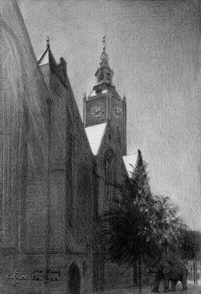 Den Haag - 09-02-24 art print by Corne Akkers for $57.95 CAD