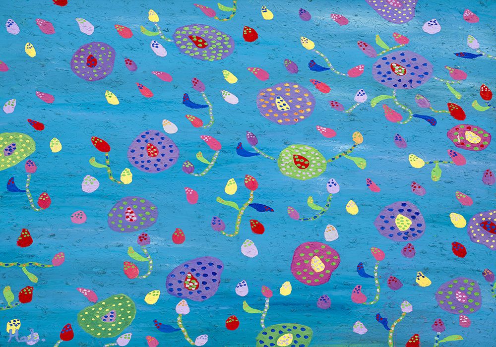 Falling Flowers art print by Helen Joynson for $57.95 CAD