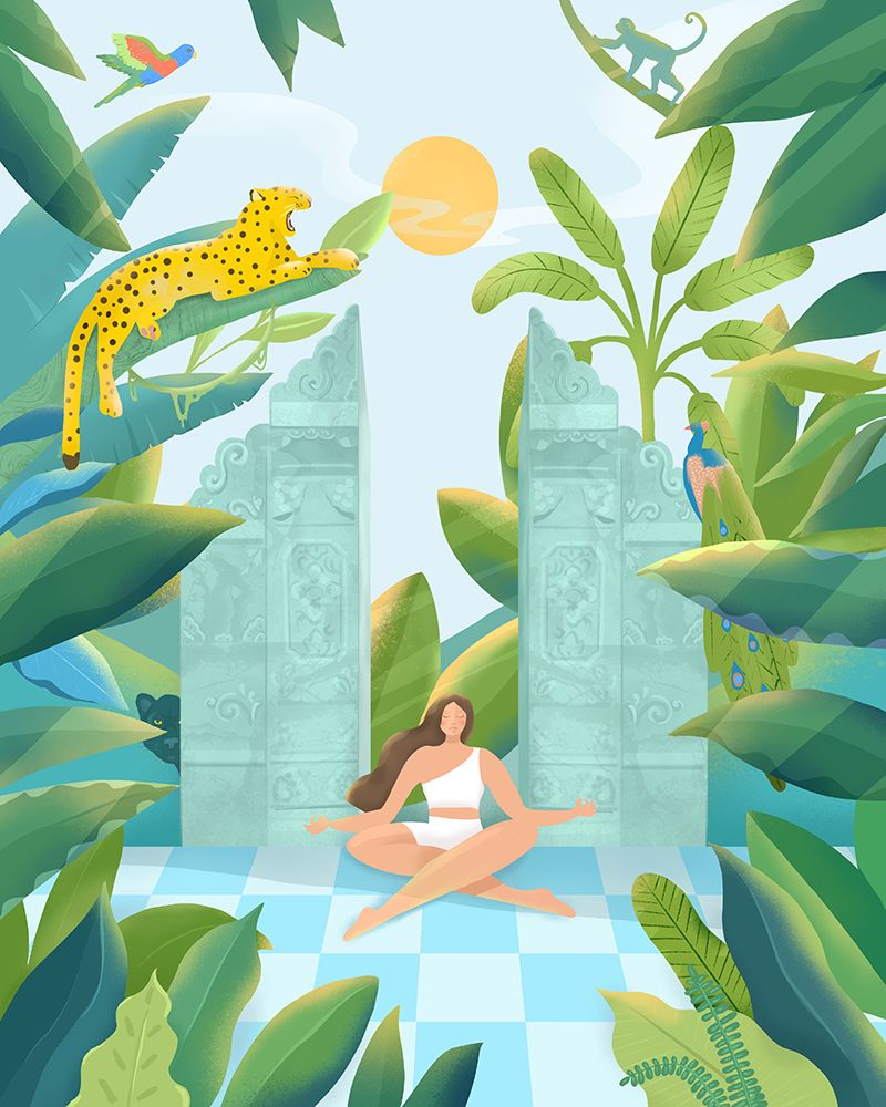 Jungle Zen art print by Petra Lizde for $57.95 CAD