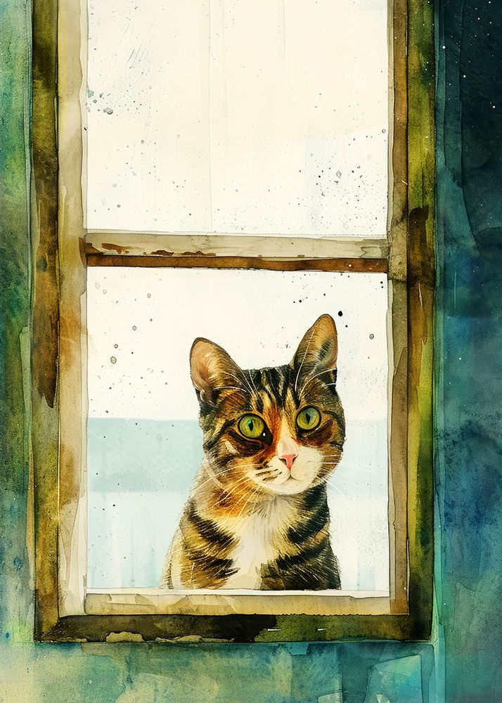 CatAnd#039;s life 7 art print by Justyna Jaszke for $57.95 CAD