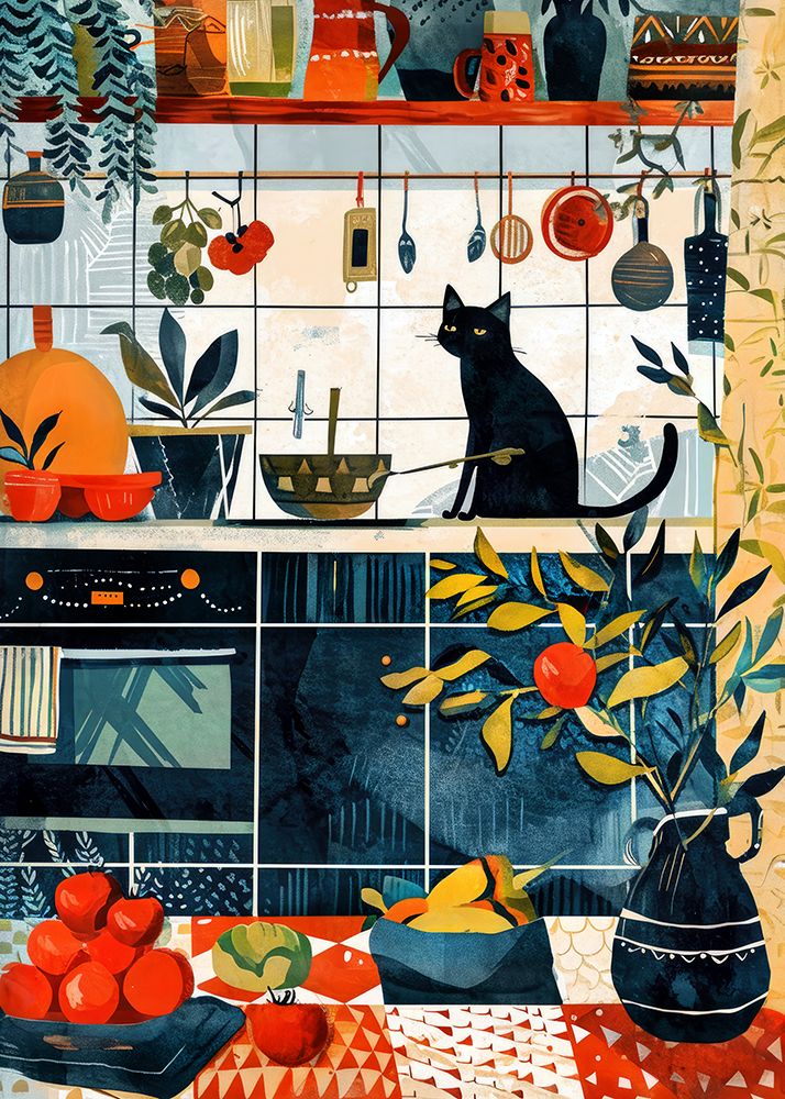 CatAnd#039;s life 4 art print by Justyna Jaszke for $57.95 CAD