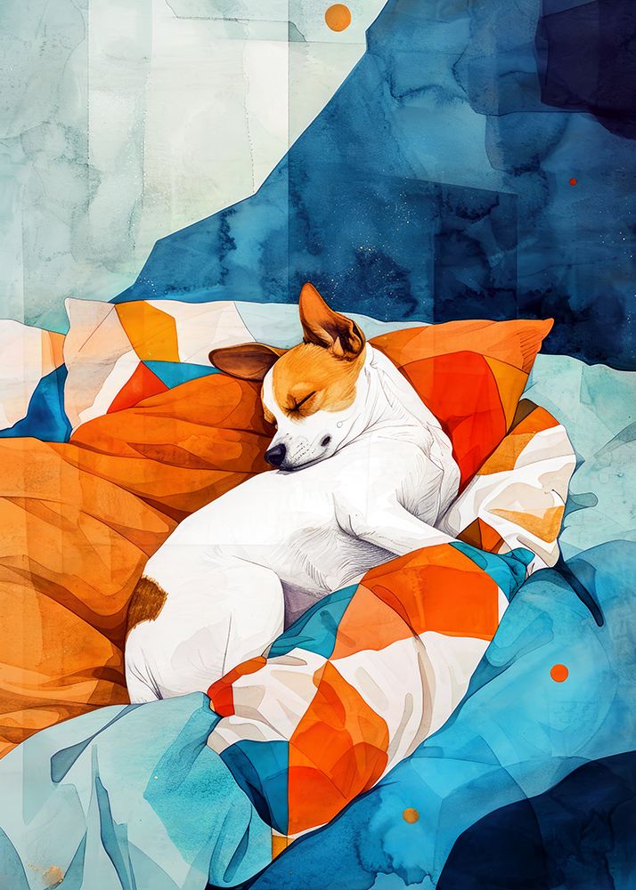 DogAnd#039;s life 7 art print by Justyna Jaszke for $57.95 CAD