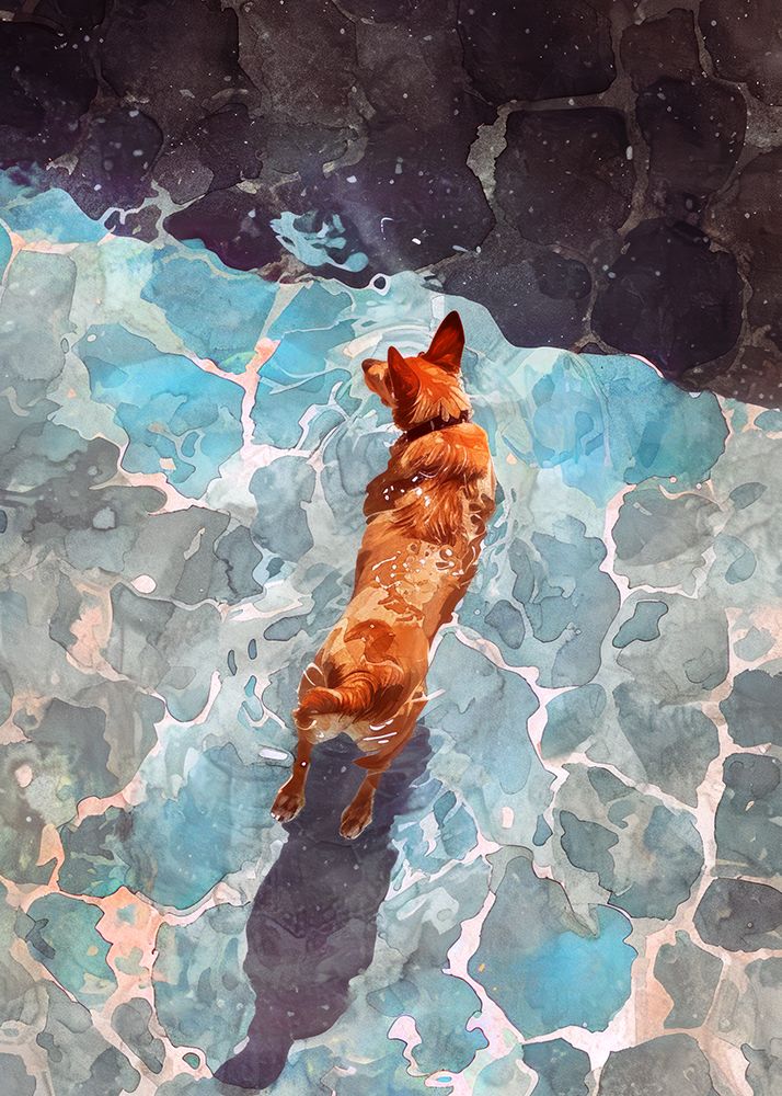 DogAnd#039;s life 1 art print by Justyna Jaszke for $57.95 CAD